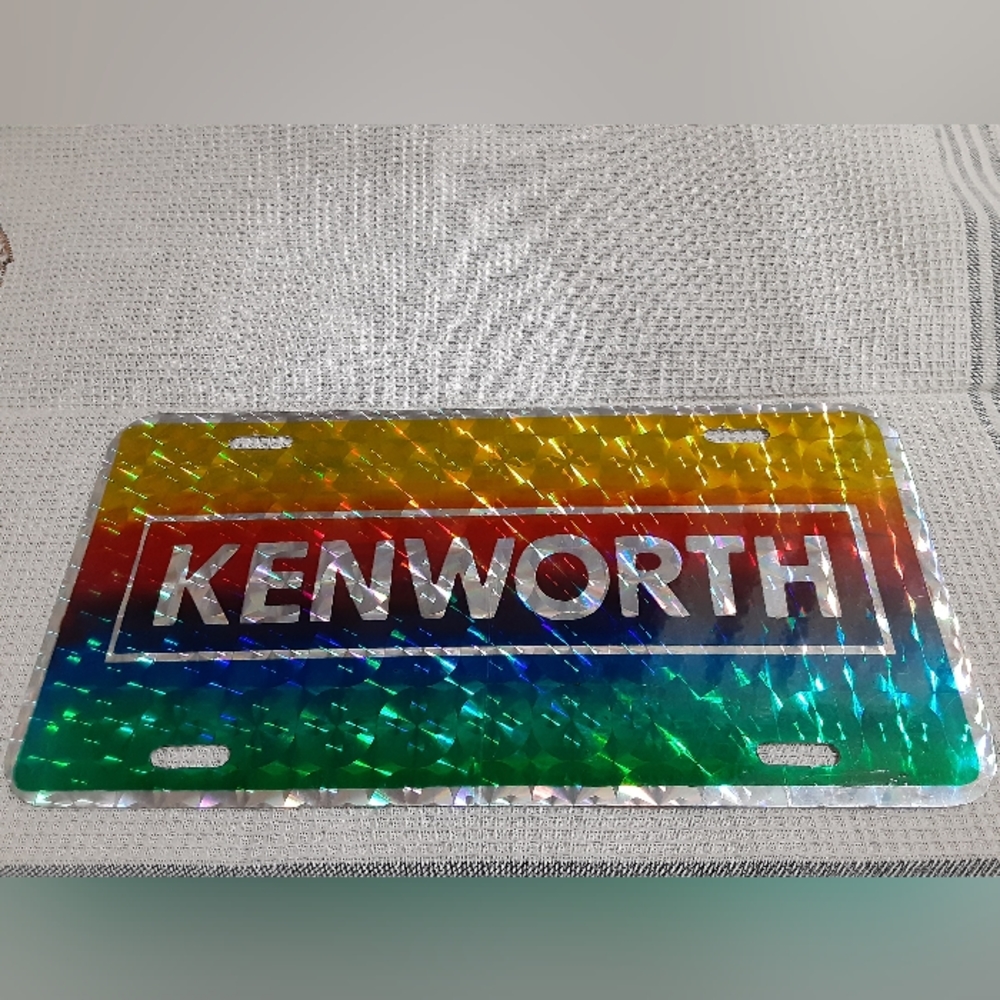 Kenworth License Plate